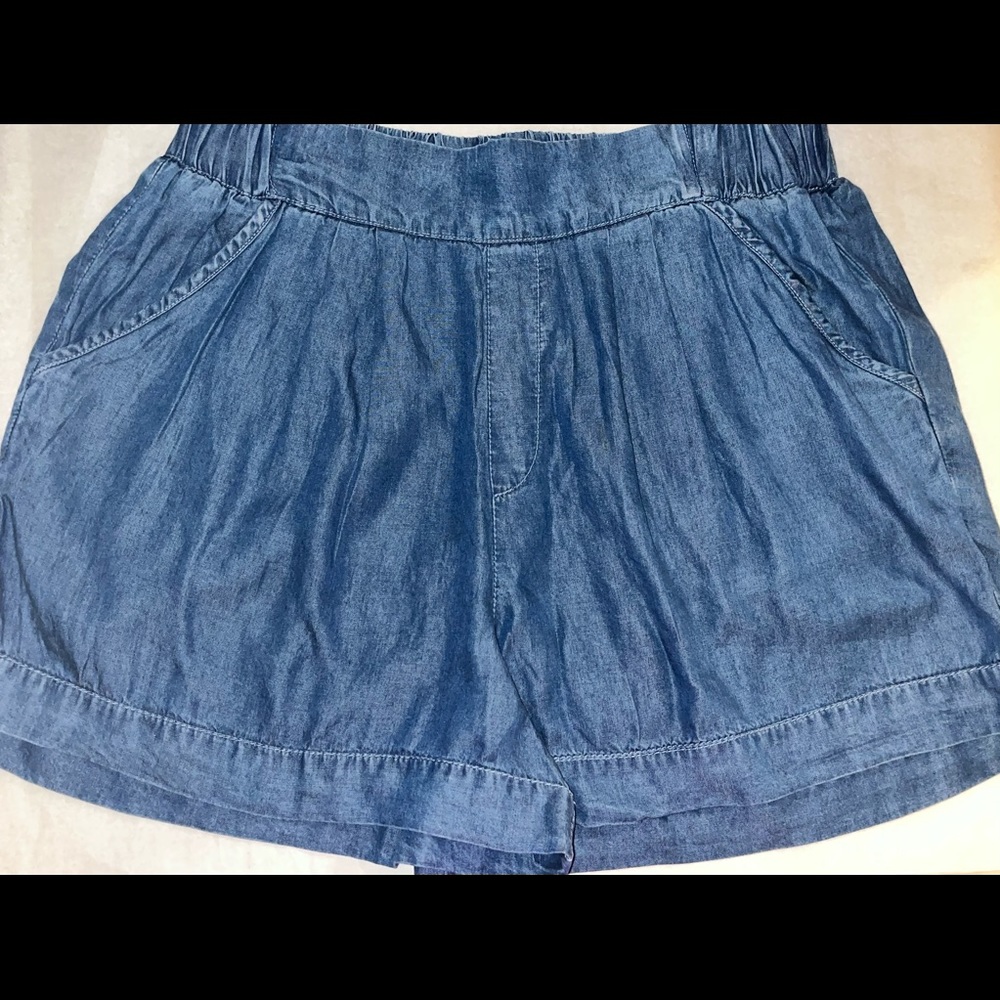 Versona denim paper bag  shorts